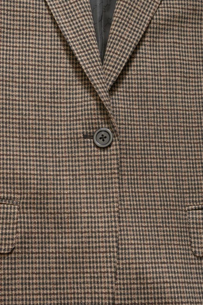 Houndstooth Zoyagi blazer