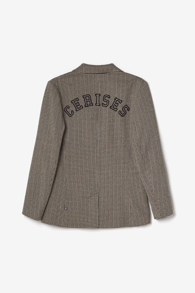 Houndstooth Zoyagi blazer