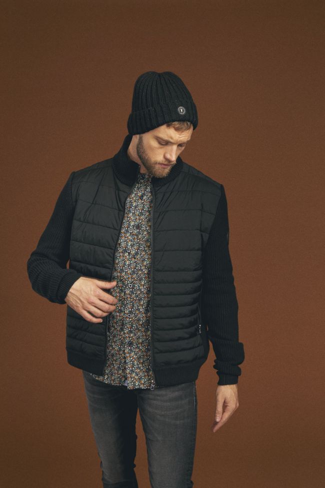 Black dual fabric Briva jacket