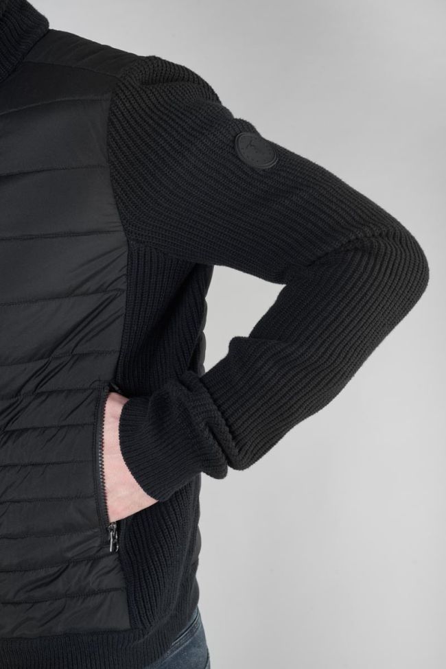 Black dual fabric Briva jacket