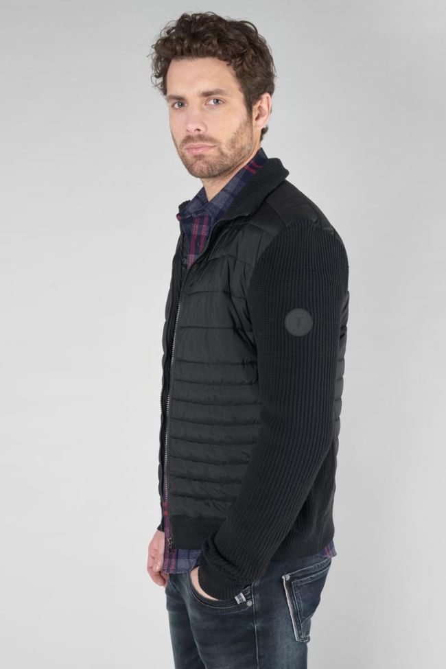 Black dual fabric Briva jacket