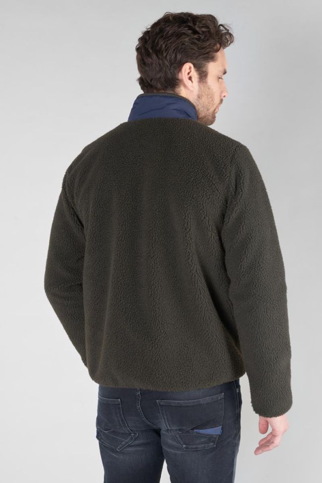 Khaki dual fabric Brome jacket