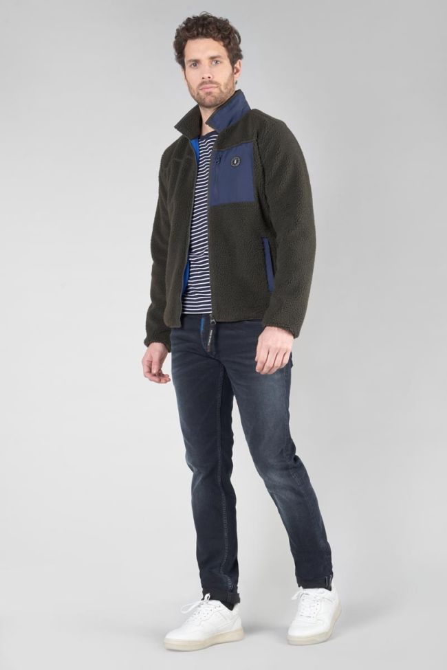 Khaki dual fabric Brome jacket