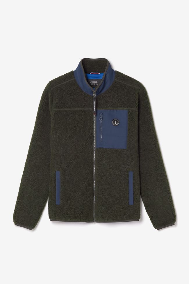 Khaki dual fabric Brome jacket