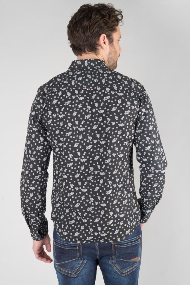 Black floral Cesal shirt