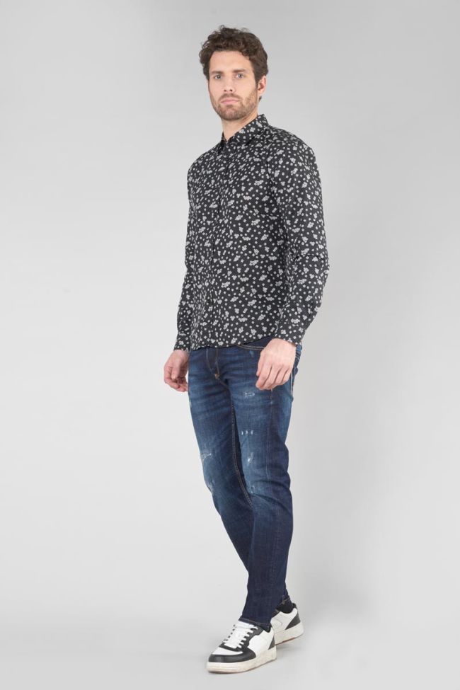 Black floral Cesal shirt