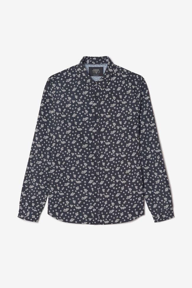 Black floral Cesal shirt