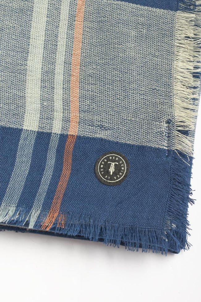 Navy striped Jonel scarf