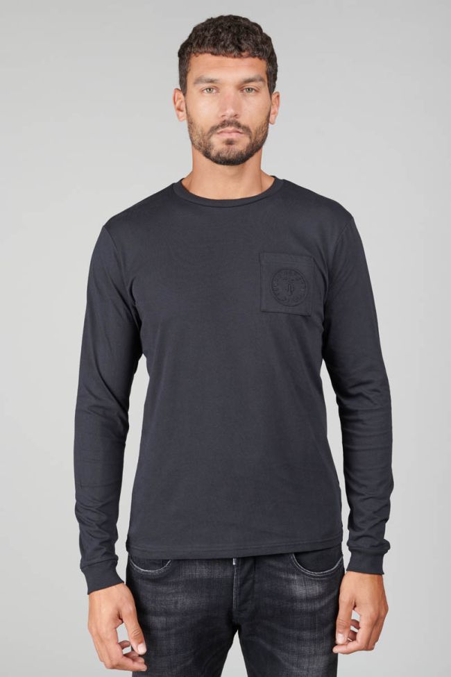 Black long-sleeved Laia t-shirt