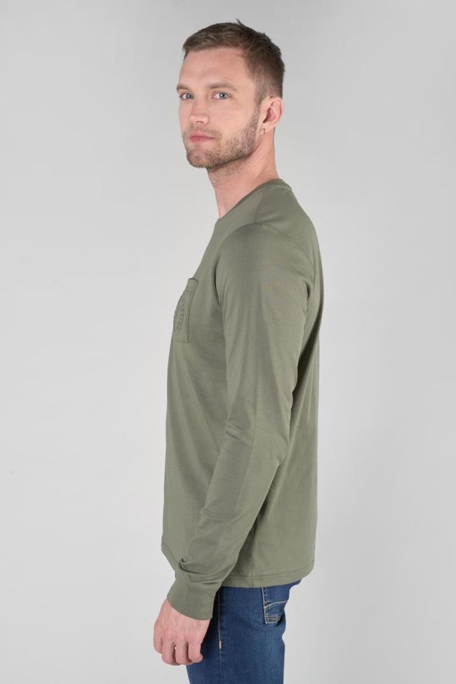 Khaki long-sleeved Laia t-shirt