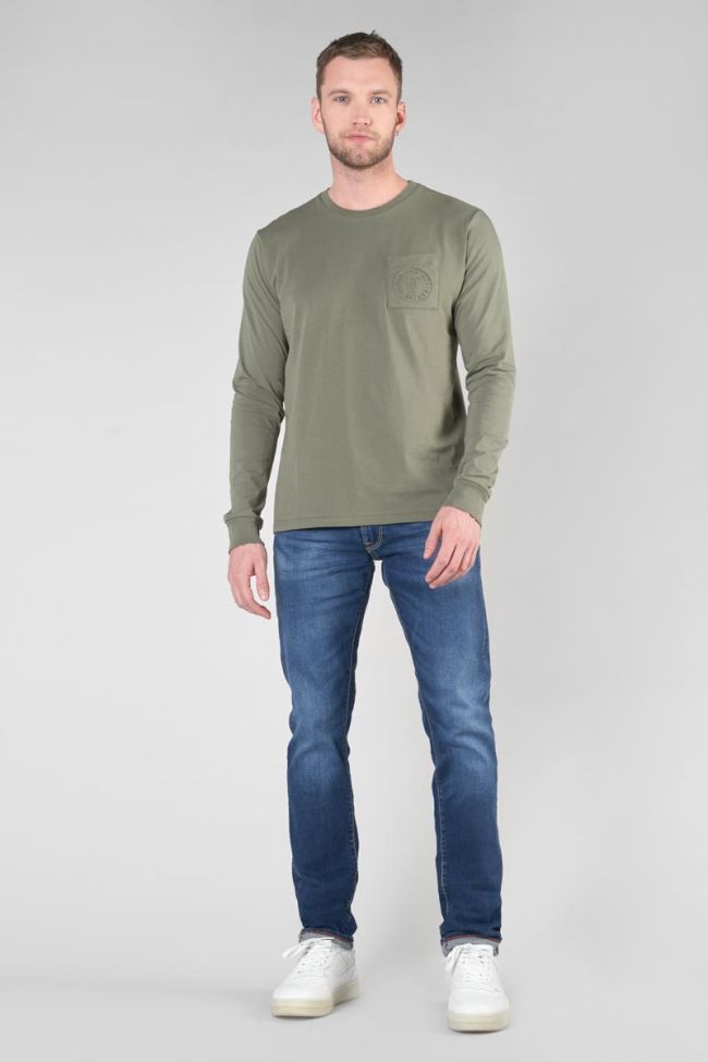 Khaki long-sleeved Laia t-shirt