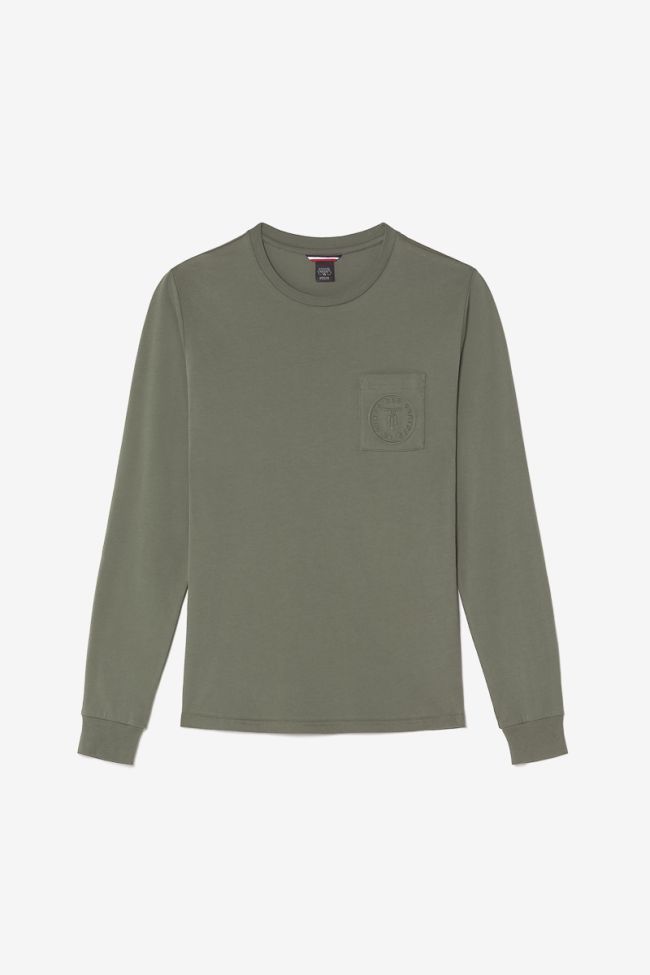 Khaki long-sleeved Laia t-shirt