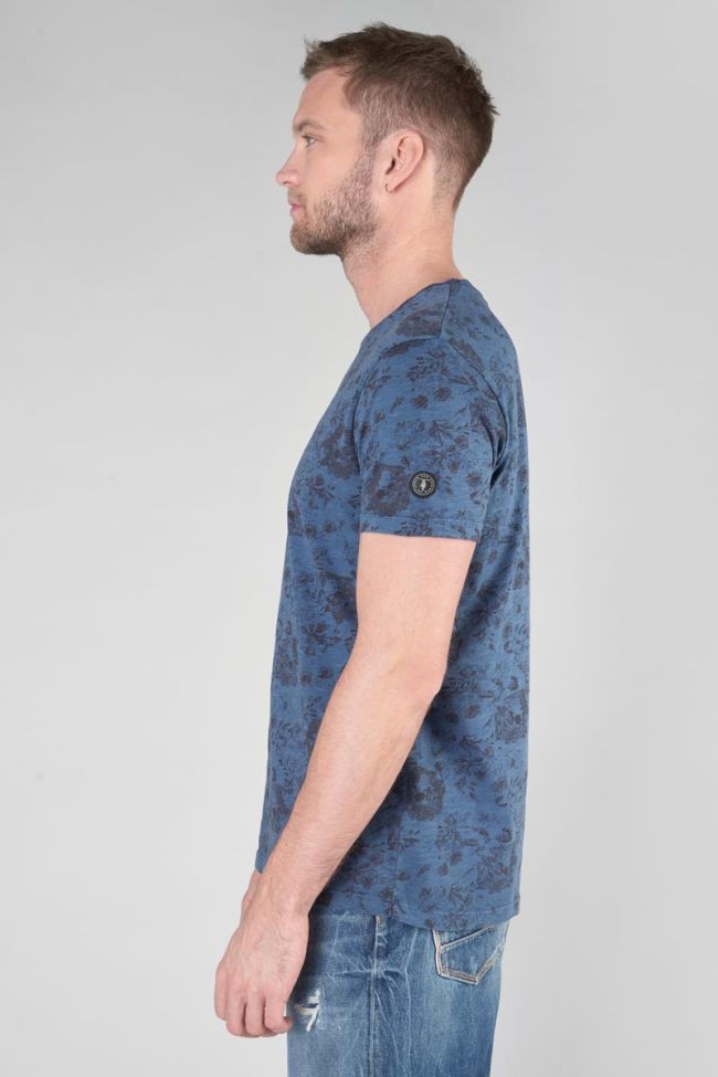 Blue patterned Pagan t-shirt