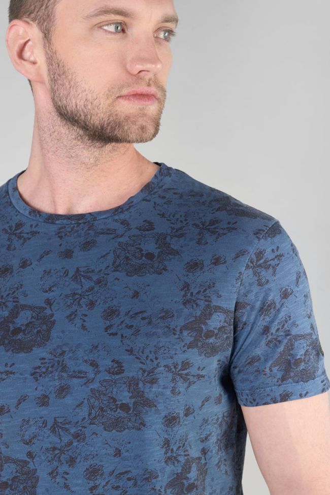 Blue patterned Pagan t-shirt