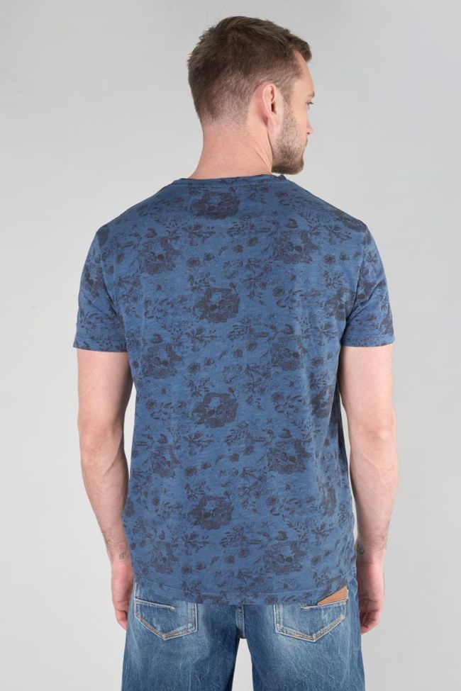 Blue patterned Pagan t-shirt