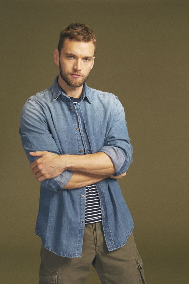 Faded blue denim Valmy shirt