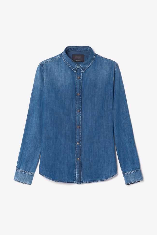 Faded blue denim Valmy shirt