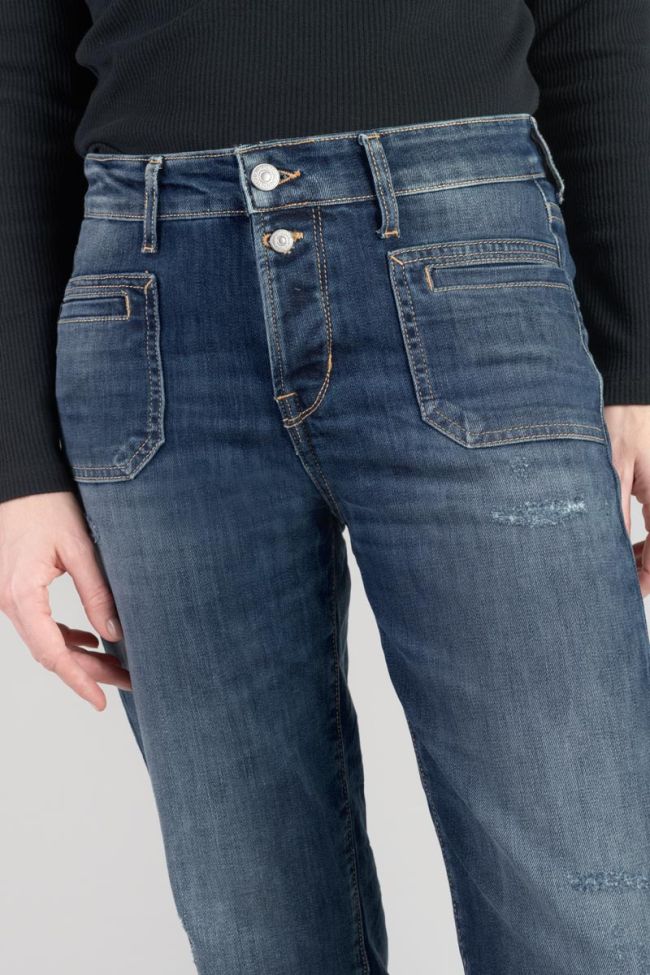 Jeans 400/18 mom Fafa high waist 7/8th destroy blue N°3