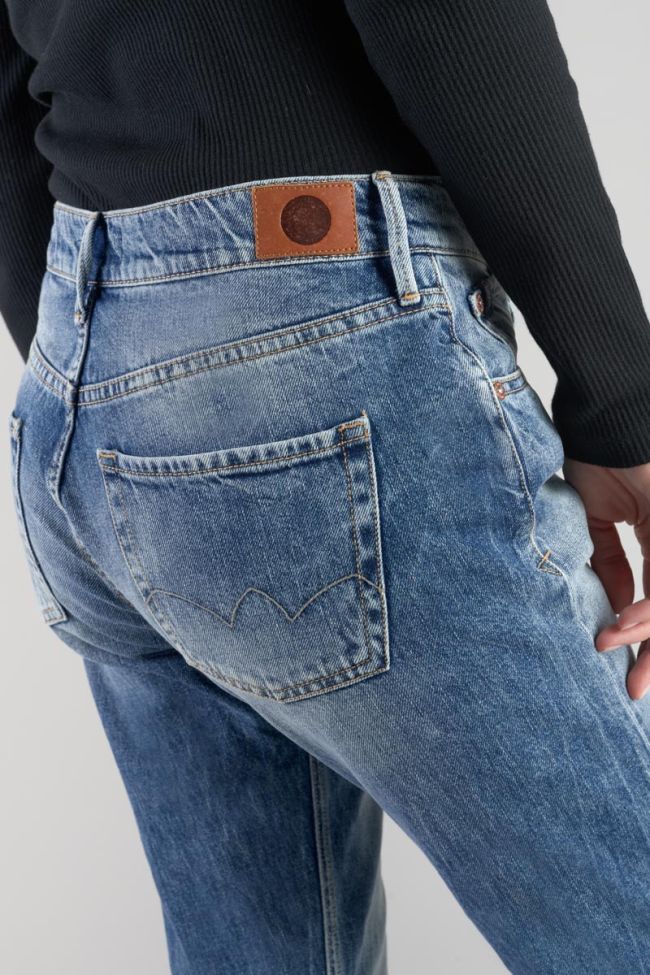 Jeans 400/20 mom Basic high waist 7/8th blue N°4