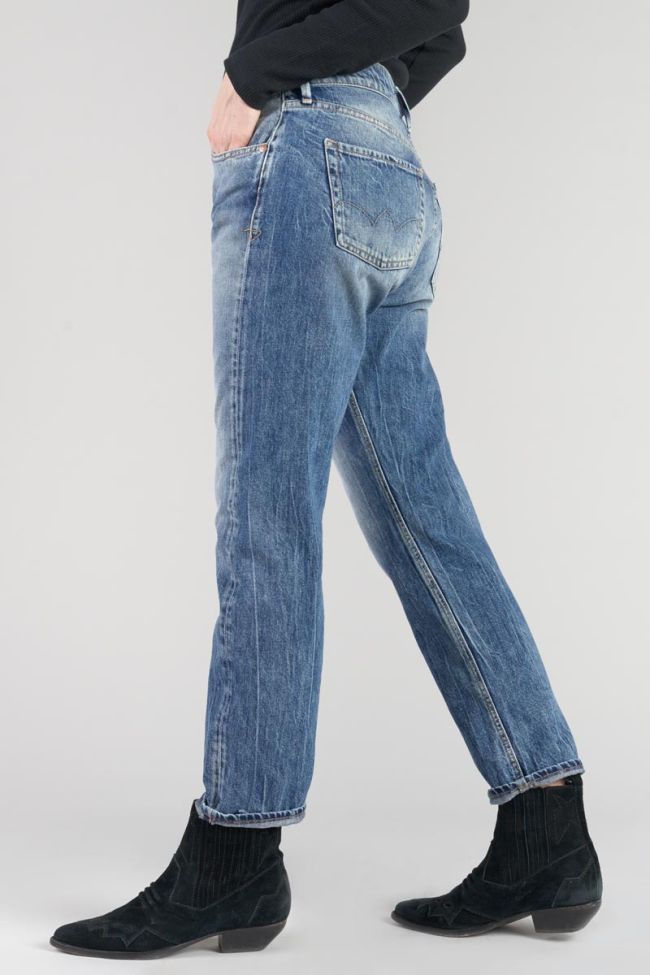 Jeans 400/20 mom Basic high waist 7/8th blue N°4
