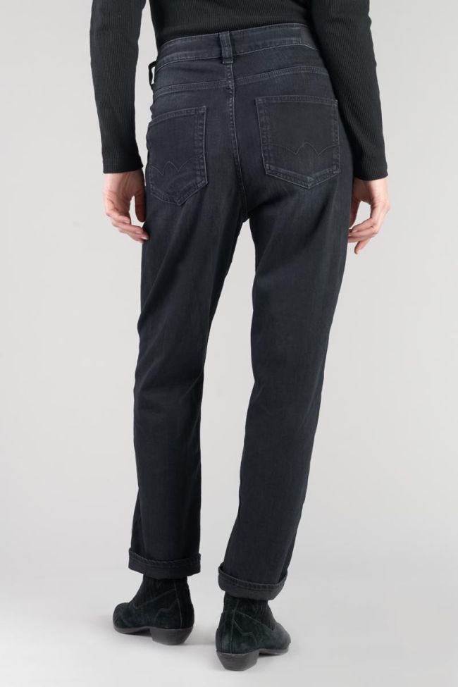 Jeans 400/60 girlfriend Basic high waist blue-black N°1