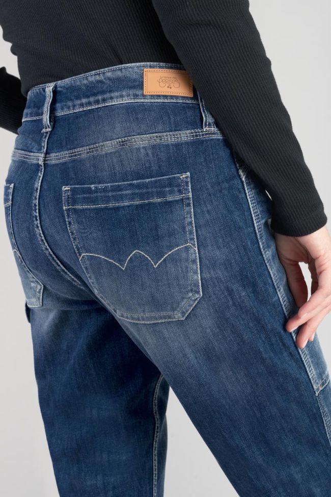 Jeans 400/60 girlfriend Union high waist 7/8th destroy blue N°3