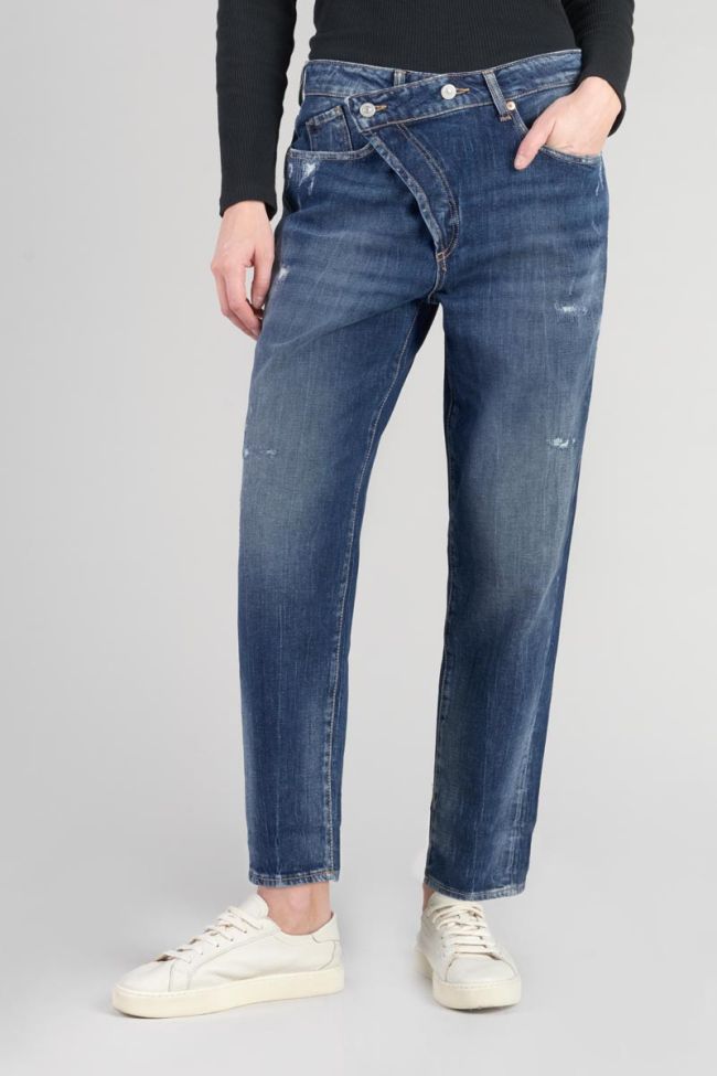 Jeans boyfit Cosy 7/8th destroy blue N°2