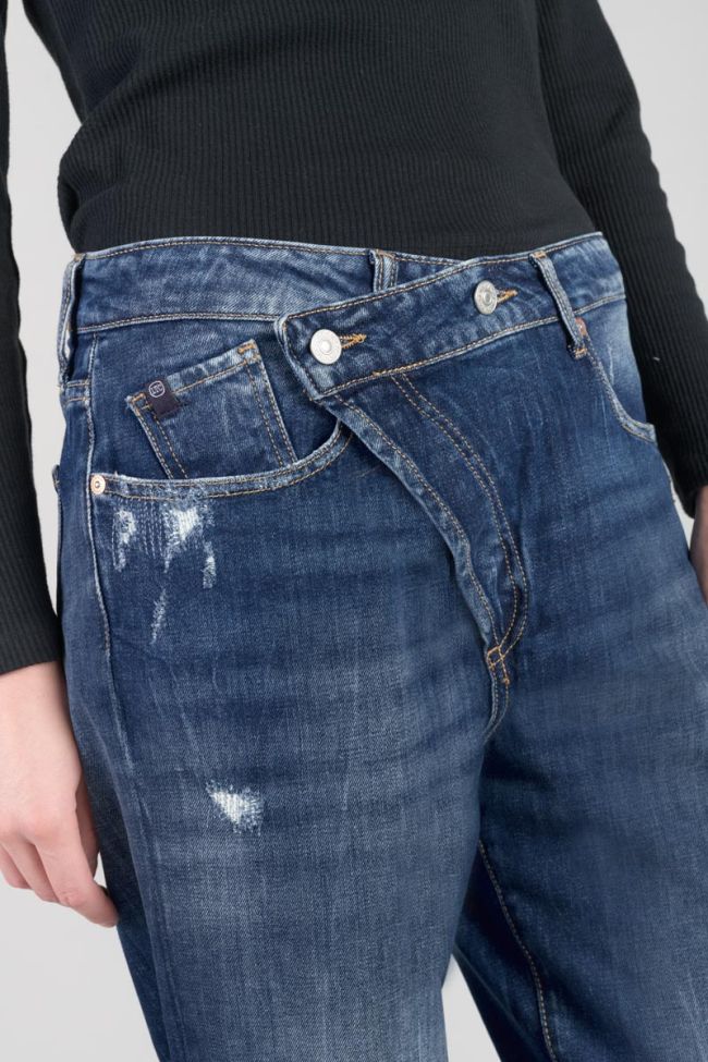 Jeans boyfit Cosy 7/8th destroy blue N°2