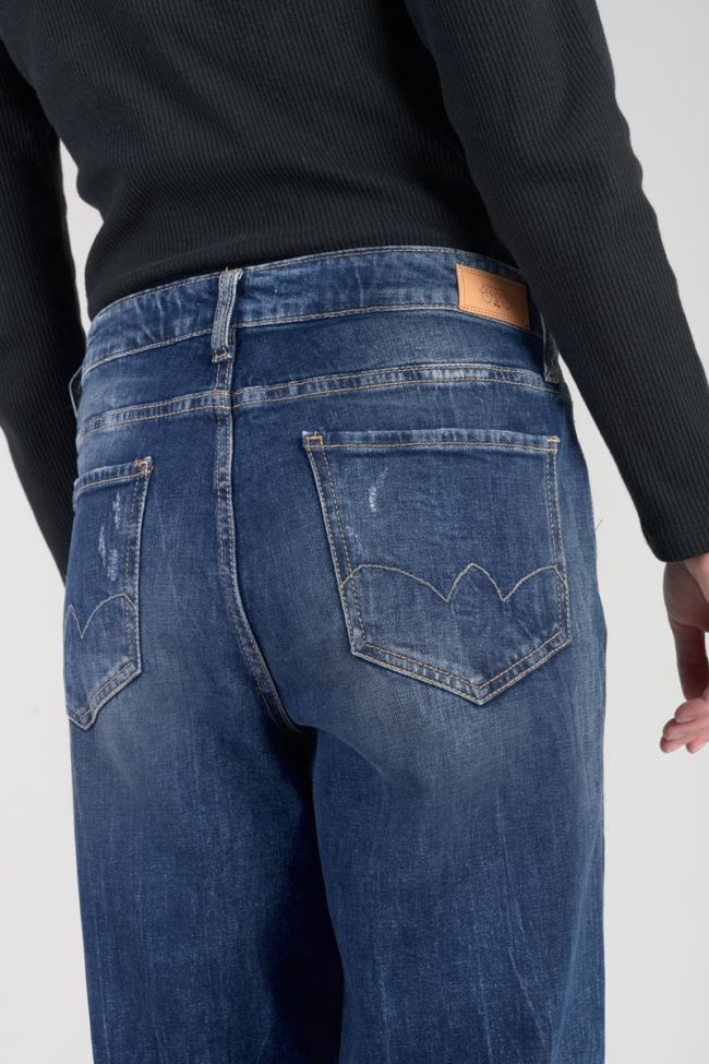 Jeans boyfit Cosy 7/8th destroy blue N°2