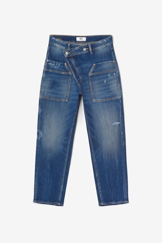 Jeans boyfit Cosy Pocket 7/8th destroy blue N°2