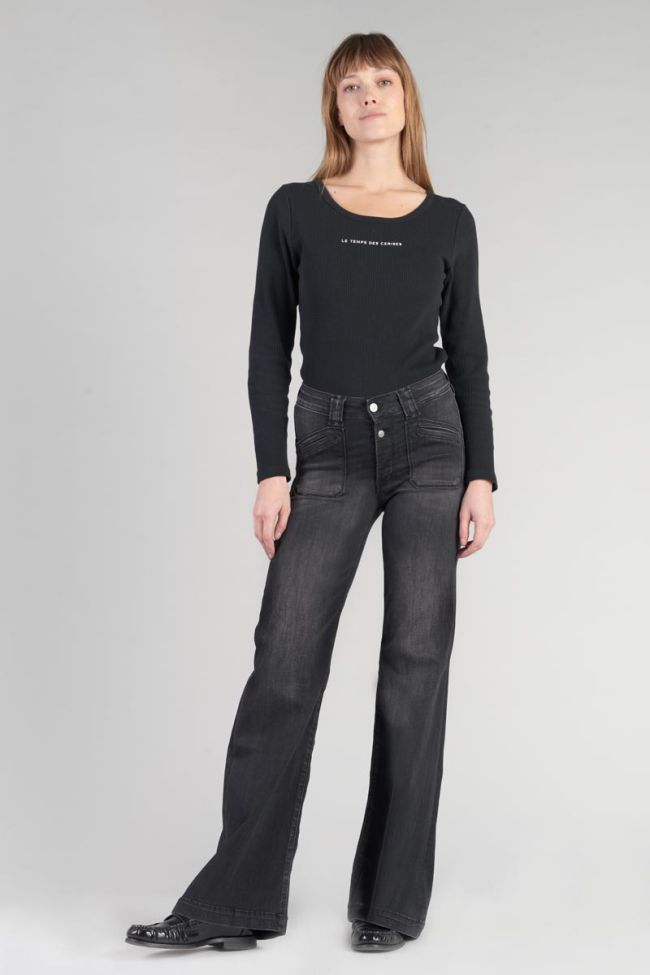 Jeans pulp flare Favart high waist black N°1