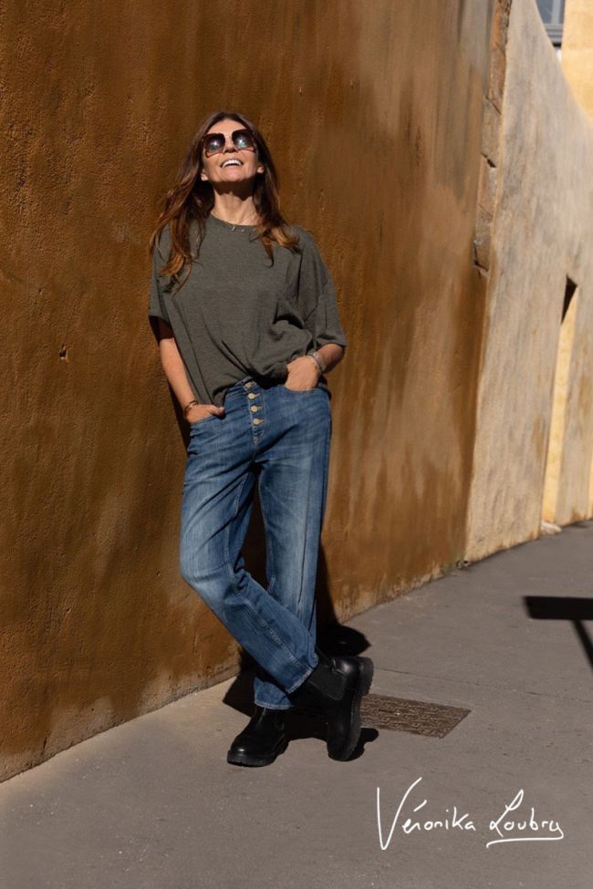 James 400/60 girlfriend by Véronika Loubry high-waisted jeans blue N°3