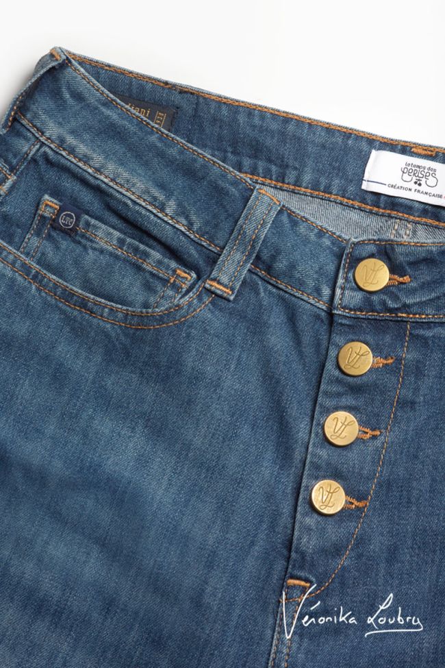 James 400/60 girlfriend by Véronika Loubry high-waisted jeans blue N°3