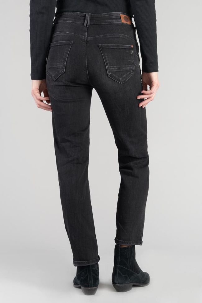 Jeans pulp regular Zep high waist 7/8th destroy black N°1