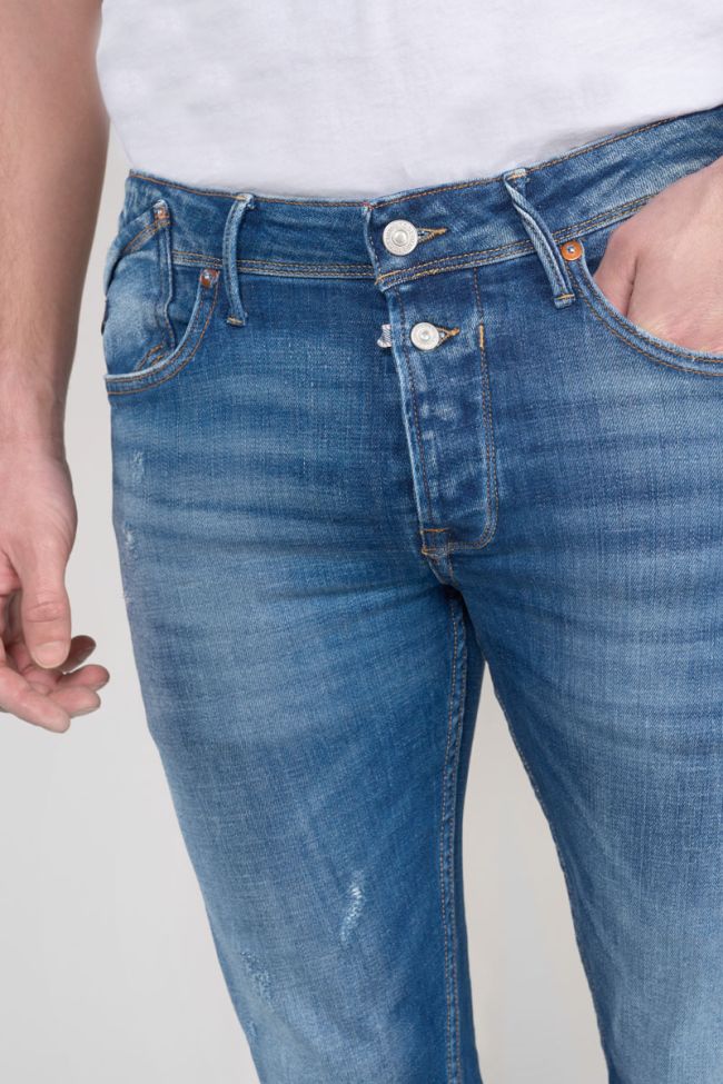Jeans 600/17 adjusted Basic destroy blue N°3