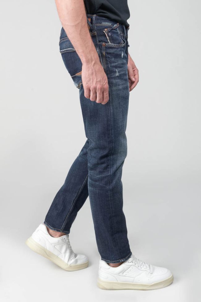 Jeans 600/17 adjusted Basic destroy blue N°1