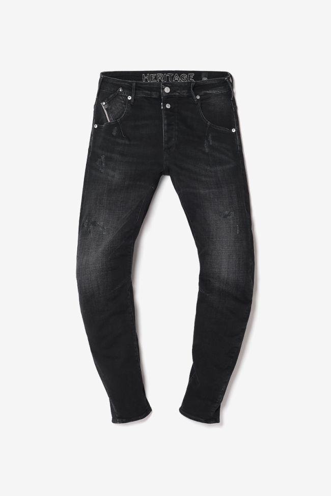Jeans 900/03 tapered twisted Alost destroy black N°1