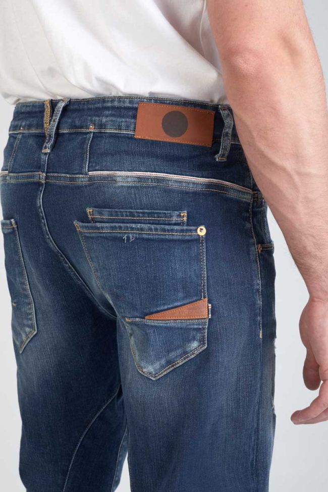 Jeans 900/03 tapered twisted Auteuil destroy blue N°3