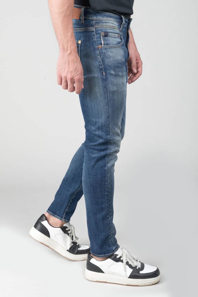 Jeans power skinny Picpus 7/8th destroy blue N°2