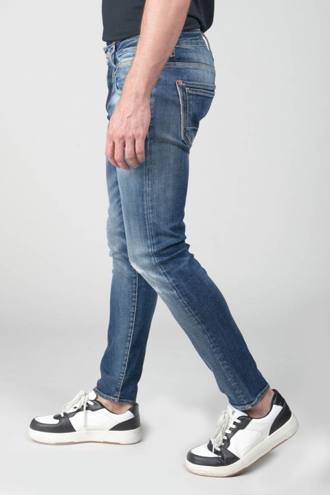Jeans power skinny Picpus 7/8th destroy blue N°2