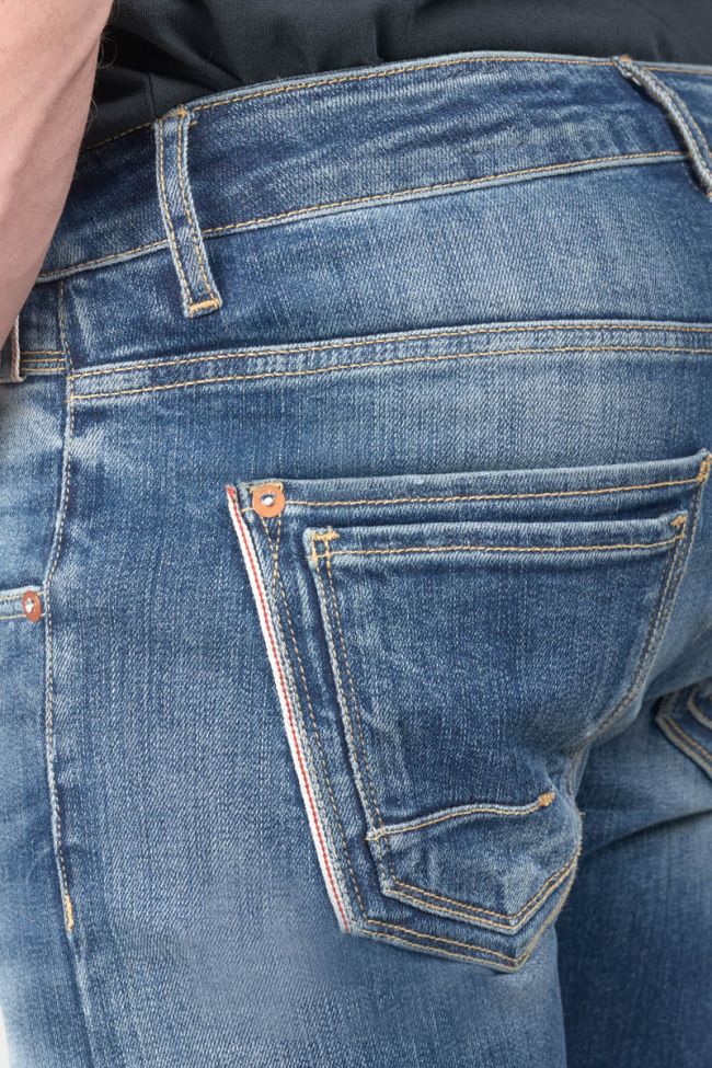 Jeans power skinny Picpus 7/8th destroy blue N°2