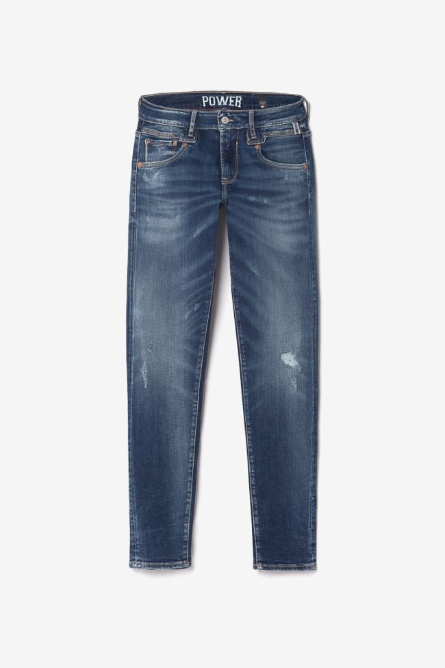 Jeans power skinny Picpus 7/8th destroy blue N°2