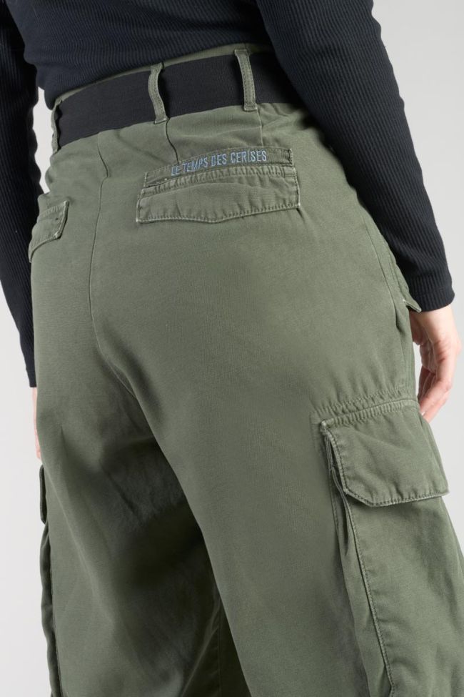 Khaki green Ambroise baggy trousers