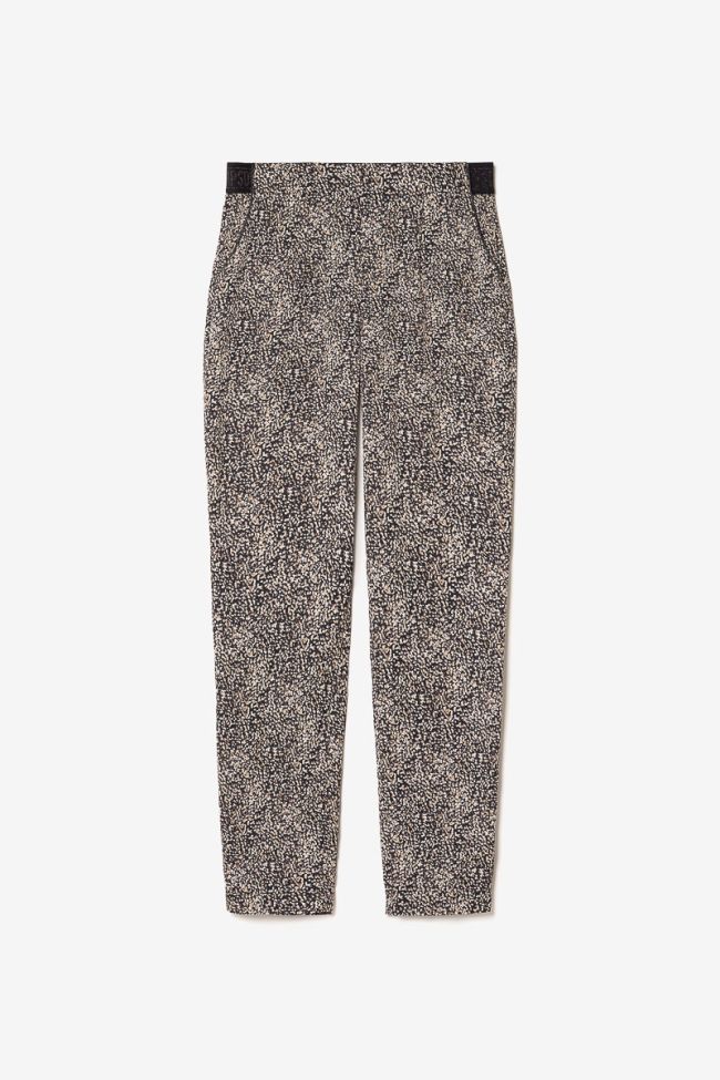 Black patterned Tage trousers