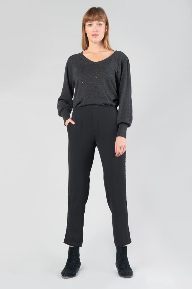 Black Zena flowing trousers