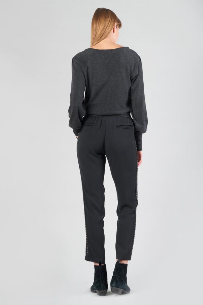 Black Zena flowing trousers