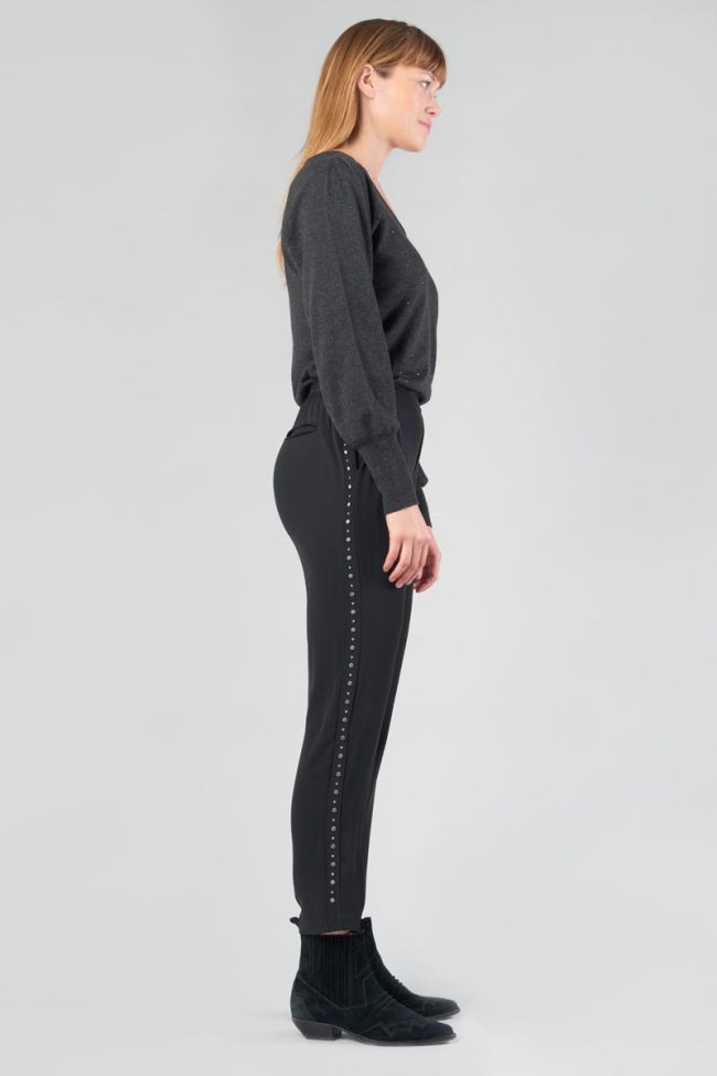 Black Zena flowing trousers