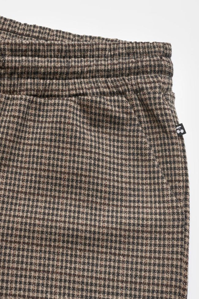 Houndstooth Ruzenagi cargo trousers