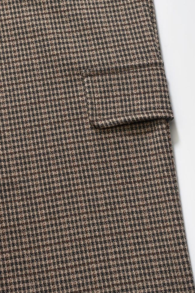 Houndstooth Ruzenagi cargo trousers