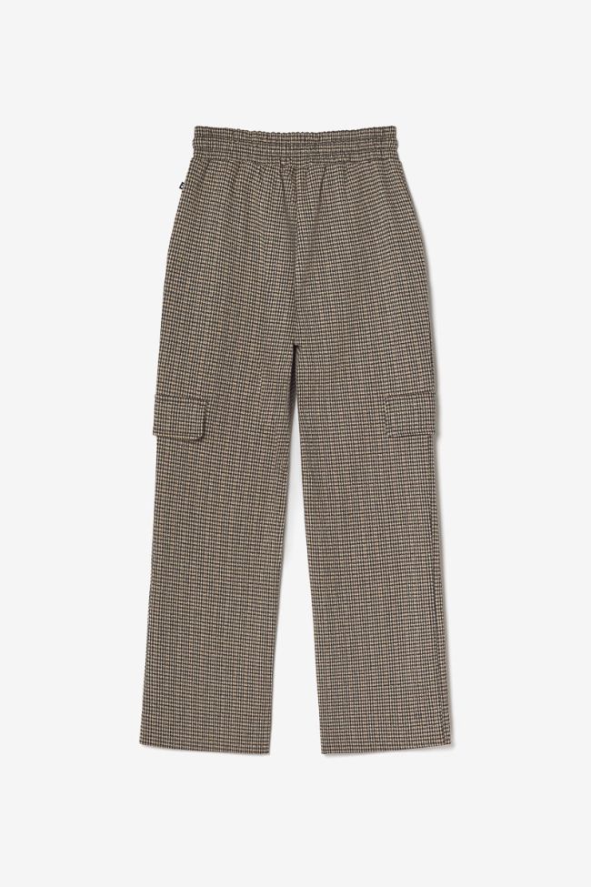 Houndstooth Ruzenagi cargo trousers